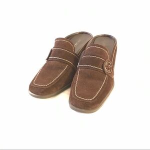 Aerosoles Women’s Brown Size 10B Suede Heel Shoes.